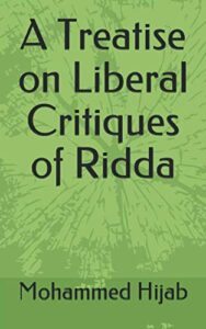 Cover of A Treatise on Liberal Critiques of Ridda
