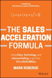 Cover of The Sales Acceleration Formula by Mark Roberge