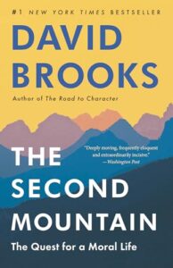 Cover of The Second Mountain by David Brooks