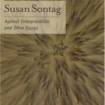 Cover of Against Interpretation by Susan Sontag