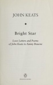 Cover of Bright Star by John Keats