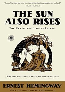 Book cover: The Sun Also Rises by Ernest Hemingway