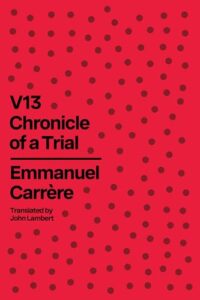 Cover of V13 by Emmanuel Carrere