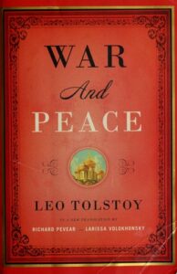Cover of War and Peace by Leo Tolstoy