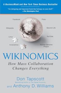 Book cover: Wikinomics by Don Tapscott and Anthony D. Williams