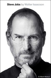 Book cover: Steve Jobs by Walter Isaacson