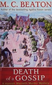 Book cover of Death of a Gossip by M. C. Beaton