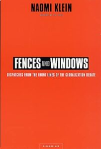 Book cover of Fences and Windows by Naomi Klein