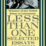 Book cover of Less Than One by Joseph Brodsky