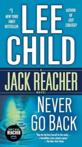 Book cover of Never Go Back by Lee Child