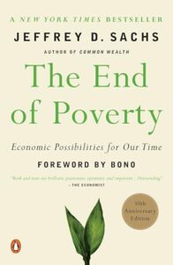 Book cover of The End of Poverty by Jeffrey Sachs