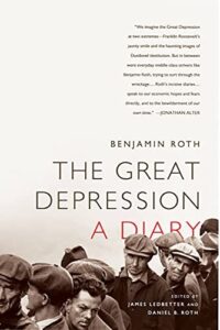 Book cover of The Great Depression: A Diary by Benjamin Roth