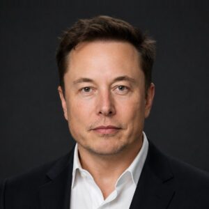 Portrait of Elon Musk